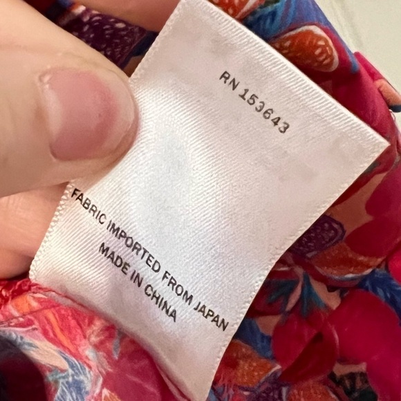 NWT LHD Casitas Printed Cotton Blend Poplin Mini Dress - Picture 13 of 13